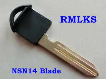RMLKS 5pcs/lot Nuevo mando a distancia Inteligente de Proximidad de Emergencia Insertar Fob sin Cortar Hoja de Insertar la Llave de Ajuste Para Nissan Infiniti Pequeña Llave 12424