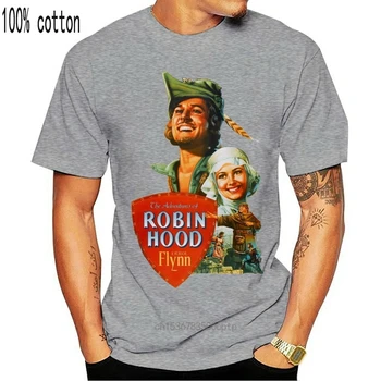 Robin Hood V1movie cartel de la T-Shirt (KHAKIOLIVEBRICKWHITE) Todas las tallas S-5XL