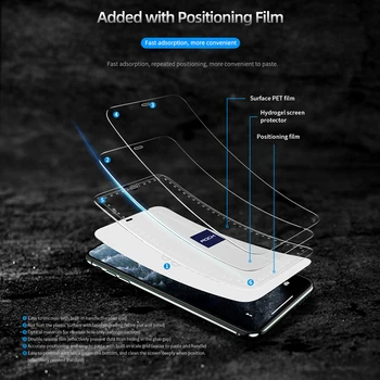ROCK 2pcs 0,18 MM Slim Cobertura Completa de la Película Para iPhone 11 pro max 6.5 3D Curvas Blandas de Hidrogel de Protector de Pantalla Para iphone pro 11