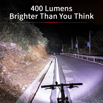 ROCKBROS 400/800 Lúmenes de Luz de la Bicicleta Recargable USB de MTB de la Bicicleta Linterna del Faro Impermeable Frontal de la Lámpara Accesorios de Ciclismo