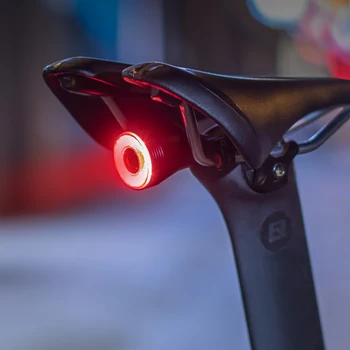 ROCKBROS Q5 Bicicleta Luz Trasera de Bicicleta Inteligente de Freno de Auto Detección de la Luz luz bicicleta LED Bicicleta luz trasera de la Espalda de MTB de la Bicicleta Luz Trasera