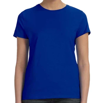 Ropa Mujer de color Sólido Nueva camiseta de las Mujeres Estética Streetwear T-shirt Exquisita Transpirable Casual Cuello Redondo Azul Oscuro, Camiseta 20490