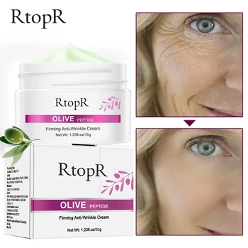RTOPR de Oliva Péptido Reafirmante Anti-Arrugas Crema de Reducir Cara Líneas Finas Apriete los Poros de Blanqueamiento de Aceite Control Acné hidratar la piel