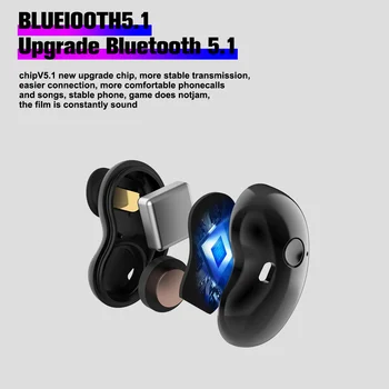 S6 TWS Bluetooth Auricular del En-oído Estéreo Inalámbrico Earset Bluetooth Auricular 5.1 IP4 Impermeable de los Deportes de la Carga BoxF10 Auriculares 35235
