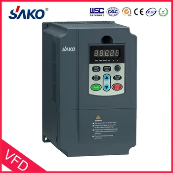 Sako 5.5 KW 380V energía Solar Fotovoltaica Comprimido de la Bomba de Agua del variador de frecuencia de DC a AC Inversor Convertidor de 380V Triple (3) Fase de Salida
