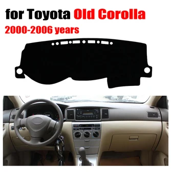 Salpicadero del coche cubierta de la estera para el viejo TOYOTA COROLLA 2000-2006 años de la mano Izquierda de la unidad de dashmat dash pad mat cubre tablero accesorios