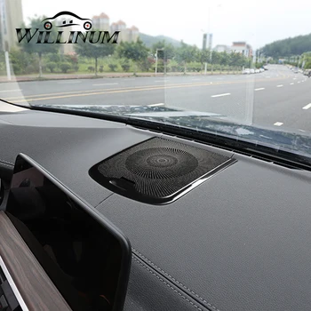 Salpicadero del coche de audio de la cubierta de ajuste para el BMW G01 X3 consola central altavoz altavoz de bocina decoración shell caja de música estéreo de actualización
