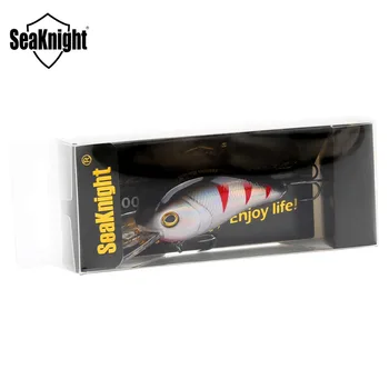 SeaKnight SK021 señuelos de Pesca 52mm 10g 0~1.2 M de Ojos 3D Realistas de Pesca Señuelo Duro Crankbait Con 2 Gancho Cebos de Pesca de 1PC