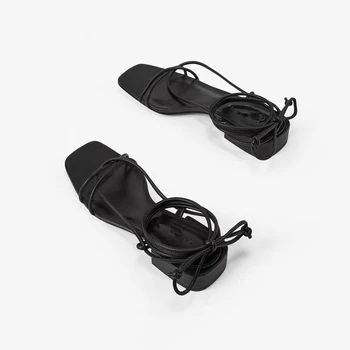Secó las mujeres zapatos de mujer sandalias de ins blogger de moda de inglaterra sólido simple roma 2020 verano sandalias de tacón de las mujeres zapatos de mujer
