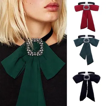 Señoras Collar Collar y Colgante de Lujo de diamantes de imitación Gargantilla de Declaración Gargantilla para las Mujeres pajarita Accesorios de Ropa