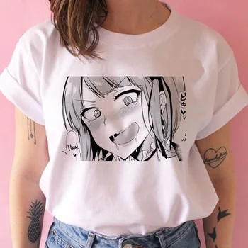 Señoras Tops de Mujer Ropa de los años 90 Japonés Top Corto Camiseta de Harajuku 2020 las Mujeres T-shirt Anime Divertido Kawaii Ocio Streetwear