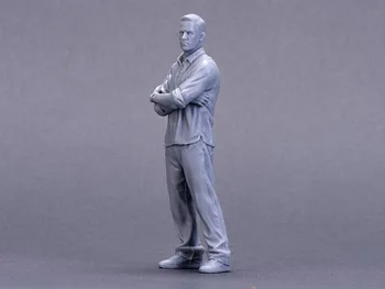 Sin pintar Kit de 1/18 de alta 90mm el Señor Walker alta 90mm figura Figura Histórica Kit de Resina