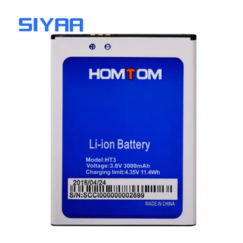 SIYAA Teléfono de la Batería Original ht3 Para Homtom HT3 Teléfono Móvil 3.8 V de la alta capacidad de 3000mAh de Litio Baterías de Repuesto