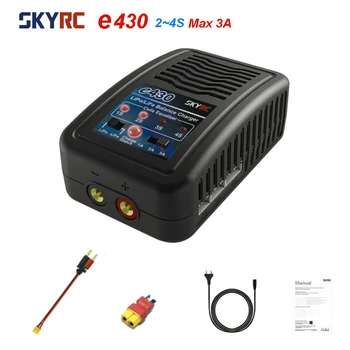 SKYRC e430 Cargador de la Balanza De 2-4 células 1A/2A/3A / 200 ma Batería de Lipo Con Construir En el Adaptador de AC110-240V