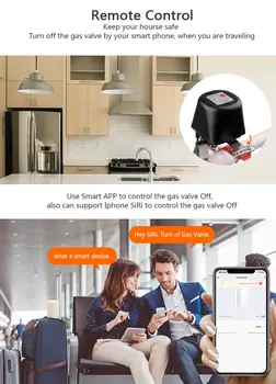 Smart válvula de Casa Inteligente EWelink Zigbee Válvula Inteligente de Agua/Gas Válvula de control de Automatización de Trabajar Con Alexa principal de Google Módulos Zigbee