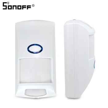 SONOFF PIR2 Sensor de Movimiento PIR Inalámbrico Interruptor WIFI Para el Hogar Inteligente de Alarma de Seguridad del Trabajo con RF 433MHZ Puente