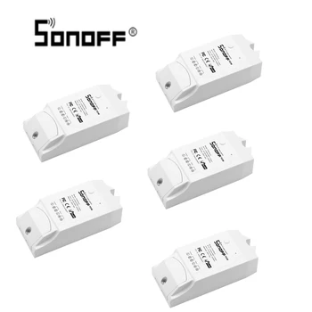 SONOFF Pow R2 Interruptor WiFi Con el Consumo de Energía de Medición WiFi Interruptor 16A Smart Wifi Interruptor de mando Funciona con Alexa