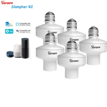 SONOFF Slampher R2 ITEAD WiFi Smart Bombilla Titular Switch433MHz RF E27 Inalámbrica soporte de la Lámpara