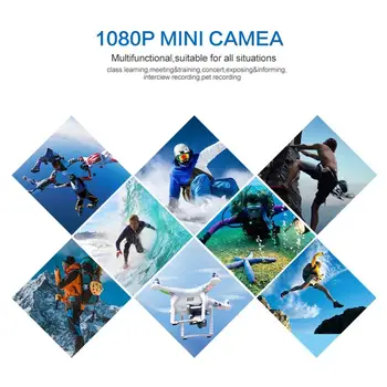 SQ11 Mini Micro HD Cámara de Vídeo de 1080P de Grabación DVR Mini Cámara de Seguridad de la Visión Nocturna Detección de Movimiento de la Cámara