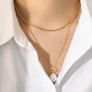 S'STEEL Esterlina Collar de Plata 925 Para las Mujeres Minimalista de la Serpiente de la Cadena de Oro Collares Collares De Plata De Ley 925 de Joyería Fina