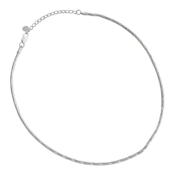 S'STEEL Esterlina Collar de Plata 925 Para las Mujeres Minimalista de la Serpiente de la Cadena de Oro Collares Collares De Plata De Ley 925 de Joyería Fina