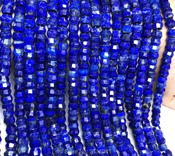 Suelta perlas azul de lapislázuli redondel facetas 8*5 mm de 14 pulgadas para el BRICOLAJE para la fabricación de joyas FPPJ mayorista de perlas de la naturaleza 102404