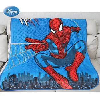 Super Suave y Cálida de Disney, Spiderman Coral Manta de Lana de Tirar la Colcha para los Niños Dormir Cubre 120x150cm Regalo de Navidad