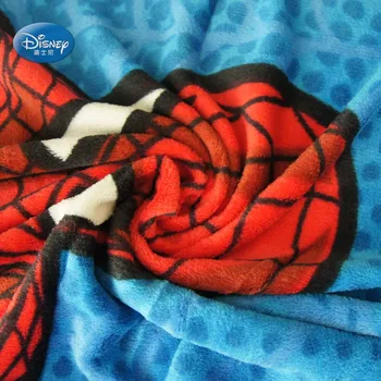 Super Suave y Cálida de Disney, Spiderman Coral Manta de Lana de Tirar la Colcha para los Niños Dormir Cubre 120x150cm Regalo de Navidad