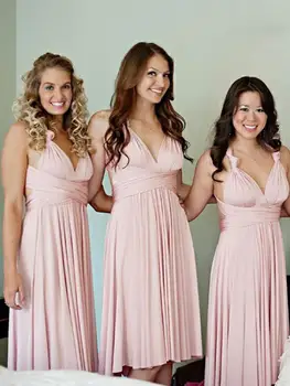SuperKimJo baratos vestidos de fiesta cortos de color rosa una línea de gasa vestido de gala