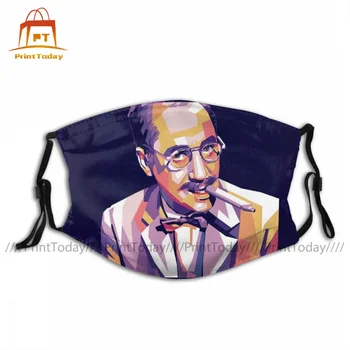 Swag Decorativos De Groucho Marx La Máscara De La Cara De La Fantasía De Los Adultos Paño Facial En La Boca De La Máscara Con Filtro