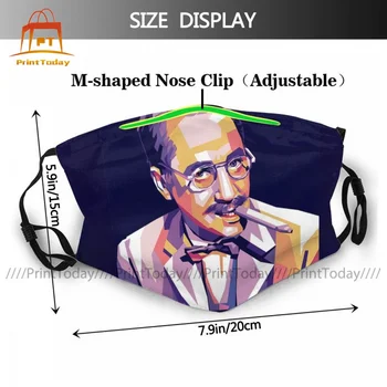 Swag Decorativos De Groucho Marx La Máscara De La Cara De La Fantasía De Los Adultos Paño Facial En La Boca De La Máscara Con Filtro
