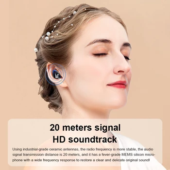 T8 Bluetooth 5.0 de Auriculares de Control Táctil Inalámbrico Headphons HD Stereo Impermeable Auricular con 2500 mAh de la Pantalla LED de la Caja de Carga