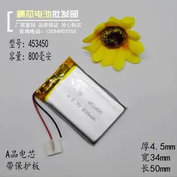 Tacógrafo de envío 453450 3.7 V batería de litio extraíble navegador de MP3 de carga general oferta especial Recargable de Li-ion de la Célula 9163