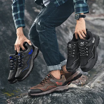 Tamaño 39-49 Popular Al Aire Libre, Casual Zapatos Zapatos De Senderismo De Los Hombres De Alta Calidad Zapatillas De Trekking De Montaña, Desierto Escalada De Trabajo Calzado