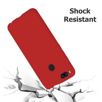 TBOC caso para Xiaomi Mi - A1- Mi 5X - Estuche Rígido de Silicona de Baja altura Premium Revestimiento de Tacto Suave Resistente en el Interior