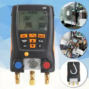 Testo 549 analizador Digital Medidor de Presión de Refrigeración Multímetro Medidor de Presión de Aire para el Refrigerante del Colector de HVAC las 0550 0560