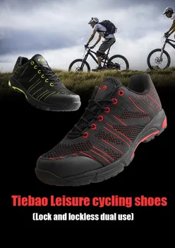 Tiebao Ciclismo de Ocio Zapatos de los Hombres No-el deslizamiento de la Bicicleta de Montaña MTB Transpirable Atlético de Bicicletas Zapatos de Deporte al aire libre Ciclismo Zapatillas