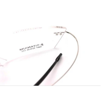 Titanio Anteojos Sin Montura Óptica Ultraligero Gafas De Marco Ningún Tornillo Prescripción Espectáculo Sin Gafas Anteojos B2