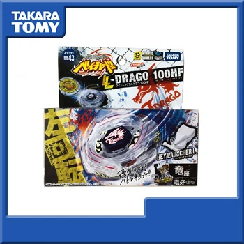 Tomy Beyblade Japón la Versión Original de Hilado de Juguetes de Metal BB43 L Drago 100F con el Lanzador de los Niños Brthday Regalos