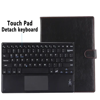 TouchPad Keyboard Case para Samsung Galaxy Tab S5E 10.5 2019 SM-T720 SM-T725 T720 T725 de Cuero elegante de la Cubierta de Separar Teclado+Lápiz