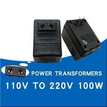 Transformador de potencia del Convertidor de 110V a 220V de Tensión de Alimentación del Convertidor de 100W Transformador de Enchufe de CA US a de Enchufe de la UE Adaptador para NOSOTROS, Japón