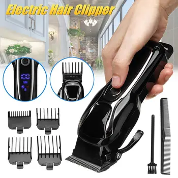 Turbo modelo clipper pelo peluquería profesional recortadora de pelo para los hombres eléctrica cortadora de pelo de corte de la máquina de corte de pelo kit de cable/inalámbrico
