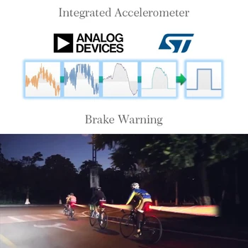 TWTOPSE Inteligente de bicicleta Bicicleta Luces de Advertencia del Freno Automático de Detección de Ciclismo MTB Bicicleta de Carretera de la Cola Trasera Luz de la Lámpara Accesorios