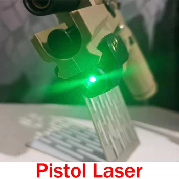 Táctica Momentánea Sensor Láser Verde Puntero Rojo de Punto de Vista para Pistola de Airsoft Cañones de 20 mm Montaje en Carril Pistola Láser Verde de la Vista
