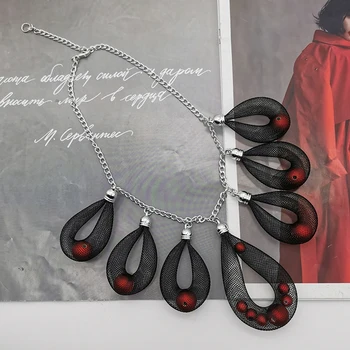 UKEBAY Nuevo de Lujo Diseñador de Joyería hecha a Mano de Malla Collar de Mujer Colgante de Perlas Collares de las Niñas Bohemia Cadena de Accesorios de la Ropa