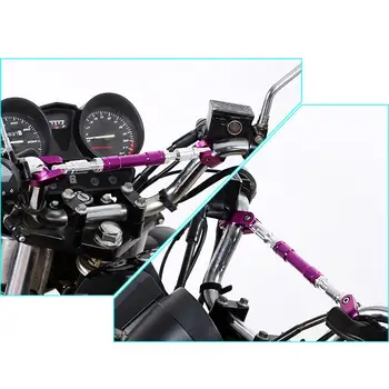 Universal 22mm Manillar de la Motocicleta de Moto Ajustable Apretones de manillar de Dirección de la Rueda de Fortalecer la Aleación de Aluminio Abrazadera