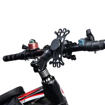Universal de Silicona Bicicleta de la Motocicleta de Titular del Teléfono Para iPhoneX 8 7 6 Para XIaomi Imán de Stand soporte Para GPS Manillar Titular