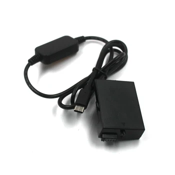USB 5V ACK-E8 DR-E8 LP-E8 Cable de Alimentación ficticia de la batería DC Acoplador Para Cámara RÉFLEX digital Canon EOS 550D 600D 650D 700D T2i T3i T4i X4 X5