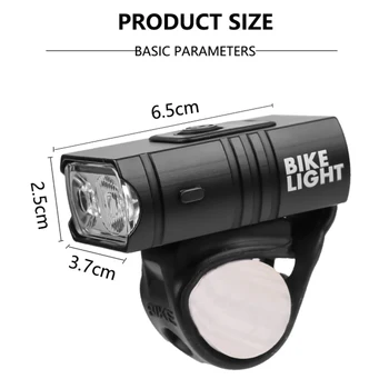 USB Recargable LED Bicicleta Luz Conjunto Impermeable de la Bicicleta T6 LED de la parte Frontal de Luz de la MAZORCA LED de la luz trasera Trasera de Seguridad luz de Advertencia de Ciclismo