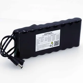 VariCore 12 v 9.8 Ah 9800mAh 18650 Batería Recargable de 12V de la Junta de Protección de CCTV Monitor de la batería de DC 5.5*2.1 mm+12.6 V 1A Cargador